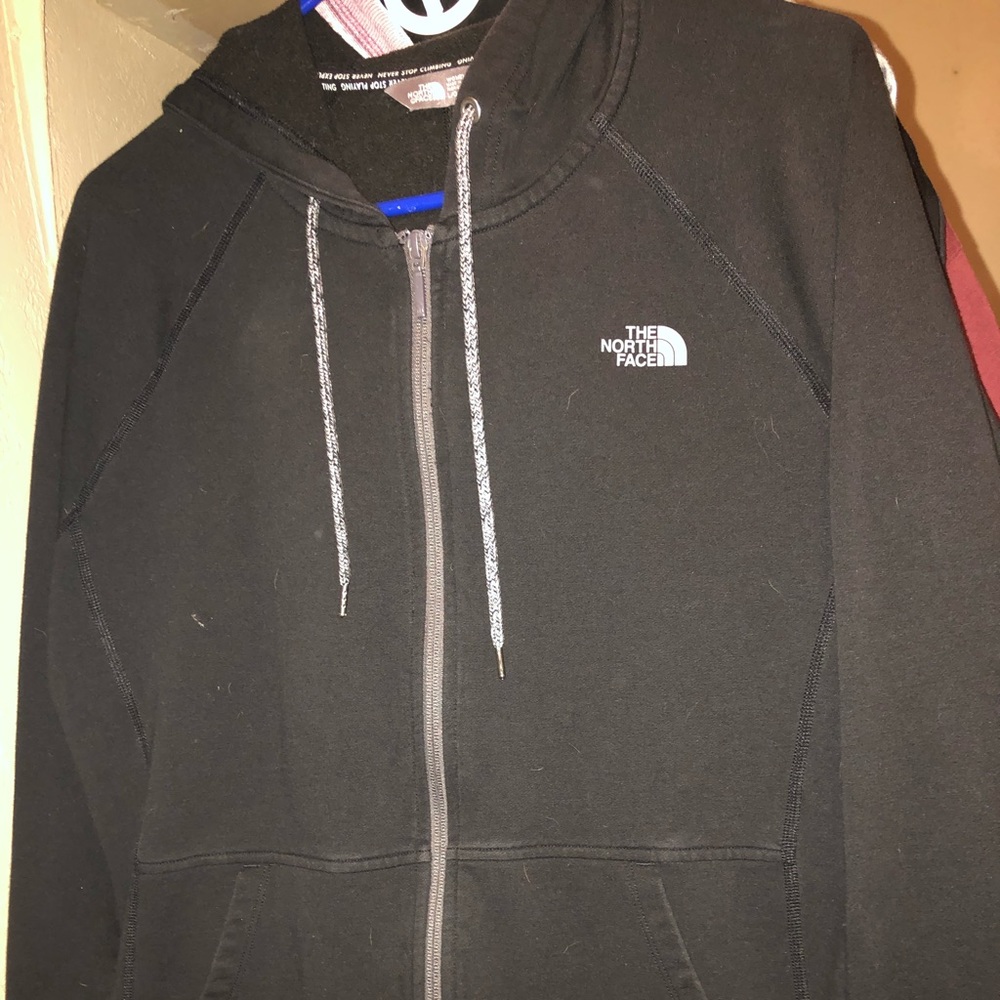 North Face zip up hoodie